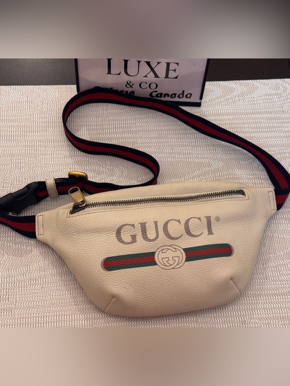 Gucci Cream Belt Bag/Bumbag